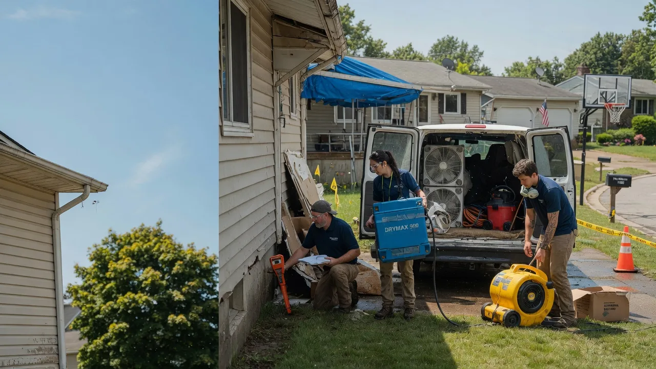 Ceiling Leak Cleanup in Bargersville, IN near me